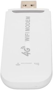 4G LTE Inalámbrico, Interfaz Módem WiFi Portátil para Tableta Portátil Blanco Enrutador 4 G L 150Mbps Compatible con 10 Usuarios USB