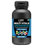 Nutra Blends Multi Vitals - Multi Vitamins, Minerals, Amino Acids, Ashwagandha, Kaunch Beej, Fenugreek, Safed Musli - Energy, Stress Relief, Cognitive Function - 60 Capsules for Men & Women