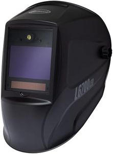 Eastwood L6700 MIG TIG Welding Helmet Matte Black with LED Light