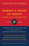 Webster's New World: Robert's Rules