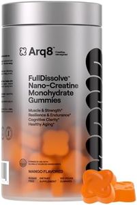 Creatine Monohydrate Gummies 5000 mg per Serving, FullDissolveâ„¢ Nano-Creatine Gummies, Mango Flavored Creatine Supplement for Men & Women, Sugar Free, Vegan, 120 Gummies, 30 Servings