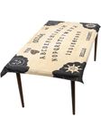 Smiffys Ouija Board Table Cloth & Planchette Coaster, Natu 195x115cm / 77x45in, Halloween Fancy Dress Accessory, Halloween Dress Up Halloween decorations