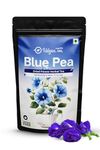 Udyan Tea Blue Pea Herbal Tea - 50g | Natural Dried Flowers | Caffeine-Free Antioxidant Tea for Stress Relief, Weight Management & Skin Health | Pure Herbs Detox & Anti-Aging Blue Tea