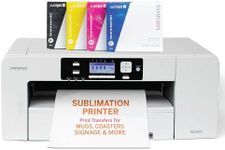 Sawgrass SG1000 Sublimation Printer Bundle | Professional Dye-Sublimation Printer with 31mL SubliJet UHD Inks & TruePix Paper | Prints Up to 11”x17” | Wi-Fi | Auto-Maintenance | Business-Ready