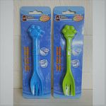 The Home Fusion Company 1 x Pet Dog Cat Food Fork Feeding Scooping Tin Meat Kitten Puppy Green Or Blue