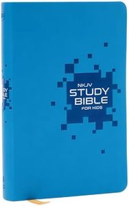 NKJV Study Bible for Kids, Blue Leathersoft: The Premier Study Bible for Kids
