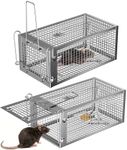 2 Pack Humane Live Rat Trap for Mice Squirrels Voles & All Small Rodents