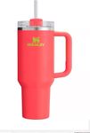 STANLEY Quencher H2.0 FlowState Stainless Steel Vacuum Insulated Tumbler with Lid and Straw for Water, Iced Tea or Coffee (Hibiscus, 30 oz)