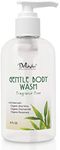 DELÚVIA Deluvia Gentle Body Wash, Moisturizing Body Wash with Aloe Vera, Organic Jojoba Seed Oil, Sweet Almond Oil and Vitamin E, Unscented, for All Skin Types, Including Sensitive Skin.