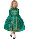 Smiffys Deluxe Irish Dancer Costume Dress, Girls Fancy Dress, Around The World Dress Up Costumes