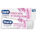 Oral-B 3D White Luxe Whitening Accelerator Toothpaste, 75 ml, Teeth Whitening, Teeth Stain Removal & Enamel Care Treatment