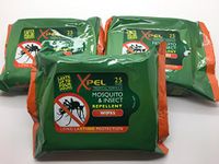 ** XPEL MOSQUITO & INSECT REPELLENT WIPES NEW ** TRAVEL 75 WIPES LONG LASTI