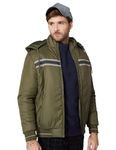 Amazon Brand - Symbol Men's Quilted Jacket (AW20-QH-SY-06_Olive+Navy_L)