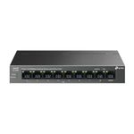 TP-Link LS109P 9-Port 10/100Mbps Desktop Ethernet Switch with 8-Port PoE+, 63 W PoE Budget, PoE Auto Recovery,Up to 250 m PoE Transmission, Plug & Play, Ideal for IP Surveillance & Network Security