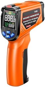 Serplex® Infrared Thermometer Gun Non-Contact LCD Digital Laser Temperature Gun -4°F -1382°F (-20-750) Handheld Temp Gauge for Household Industrial Use, HVAC, Pizza Oven (Battery Not Included)