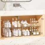 Vtopmart 4 Pack 2 Tier Bathroom Und