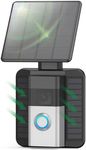 QIBOX Solar Charger Compatible with All-New Ring Battery Doorbell (1st Generation - 2024 Release), Waterproof Continuously Solar Panel, Adjustable Panel