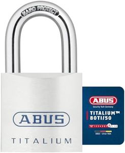 ABUS 80TI/50 Titalium Padlock 50mm Carded