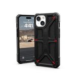 UAG Case Compatible with iPhone 15 Case 6.1" Monarch Kevlar Black Rugged Heavy Duty Military Grade Drop Tested Protective Cover by URBAN ARMOR GEAR