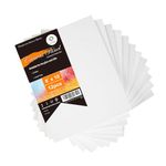 CONDA 20.3×25.4cm(8×10inch) Canvas Panels Pack of 12 Artist Quality Acid Free Canvas Board for Painting, Art, Acrylic