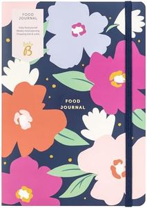 Busy B Food Journal - Floral Daily food journal with weekly meal planning, shopping lists & notes. Planner to help track weight loss - works with Weight Watchers and other diet plans! FSC® Certified