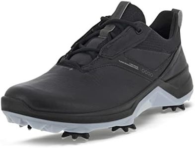 ECCO Women's Biom G5 Golf Shoe, Black/White, 7.5 UK