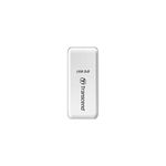 Transcend Multifunctional Card Reader in White (with a SD and microSD card slot and a USB connector) USB 3.1 Gen 1 TS-RDF5W