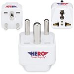 Premium US to India Power Adapter Plug (Type D, 3 Pack, Grounded)