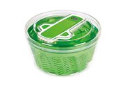 Zyliss Swift Dry Salad Spinner, 3.5L, Plastic, Green, Unique AquaVent™/One-Handed Fast Pump Action/Quick Brake/Non-Slip Base/Easy Cleaning