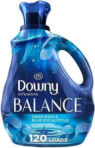 Downy Infusions Laundry Fabric Softener Liquid, BALANCE, Crisp Rain and Blue Eucalyptus, 81 fl oz