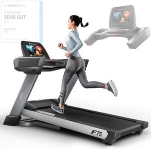 Sportstech F75 Profi Laufband für Zuhause klappbar | Deutsche Qualitätsmarke | 18% Steigung, große Lauffläche & Android 15,6“ Display | bis 20km/h und 7PS | WiFi, USB & MP3 | bis 200kg Nutzergewicht