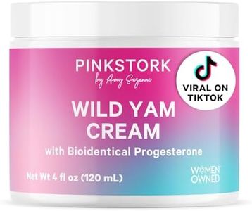 Pink Stork Wild Yam Cream - Bioidentical Progesterone Cream for Women - Support Hormone Balance for Fertility & Conception - Natural Progesterone Supplement - Unscented, 4 oz