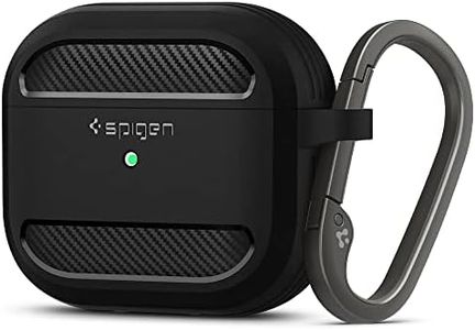Spigen Funda Rugged Armor Compatible con AirPods 3 (3rd Generacion 2021) - Negro Mate