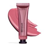 Lamel-402 BB Blush - Pink Blossom Cream Blush, Long-Lasting Glow & Matte Finish, Lightweight Formula,easy-To-Blend, Dermatologically Tested, Vegan & Cruelty-Free Blusher for Face Makeup -10ml