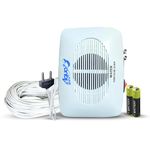 AQUA GURU Water Tank Overflow Alarm with 15 Meter Wire, Sensor and Two AA Battery Included - Loud Human Voice in Hindi and English - 1 Year Warranty