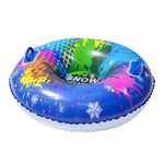 Inflatable Snow Sled With Handles With Non Slip And Design Anti Tipping Mechanism, Thickened PVC Snow Tube Sledge, Ergonomic Winter Outdoors Sports Equipment For Kids Adults Family Fun