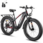 FREESKY Electric Bike for Adults 1200W, 48V 23AH Removable Battery Ebike, 26" Fat Tire Adult Electric Bicycles, 30 MPH Beach Mountain E Bike with Dual Hydraulic Disc 180mm Brakes