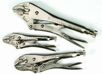 Williams 23072 3-Piece Locking Pliers Set,Silver