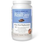 RealEasy™ with PGX® Whey Protein Meal Replacement Shake, Chocolate Flavour, 940g, Helps you Feel Full Longer, 25g of Protein per Serving