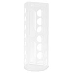 Digital Shoppy Plastic Bag Dispenser,White , 16X13X45 Cm, 1 Count