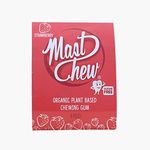 Organic Mastic Resin Chewing Gum Strawberry Sleeve (8 pcs)