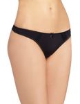 Cleo Women's Juna Thong String, Black, Size 18