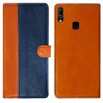 HANIRY FLIP Cover for Vivo 1807 flip Cover :: Blue, Brown flip Cover for Boys || Girls || Friends || Any Other