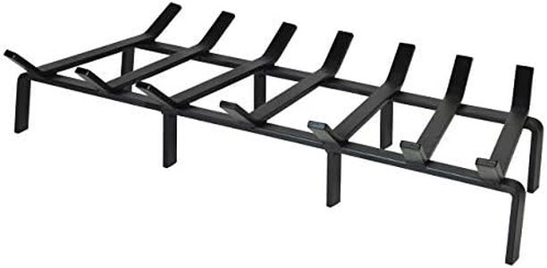 SteelFreak Heavy Duty Steel Fireplace Grate - Made in The USA (30 Inch)