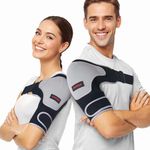 COMFORCE Shoulder Support Brace for Women Men, Rotator Cuff Shoulder Support, Adjustable Support Wrap for Shoulder Left and Right, Injury Prevention, Dislocation, Working Out, Sports - One Size