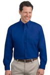 Port Authority Long Sleeve Easy Care Shirt - Royal/ Classic Navy S608 XL