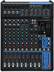 Yamaha MG12XU Mixing Console - Compact mixer with 12 input channels, SPX digital effects, USB audio functions and D-PRE mic preamps