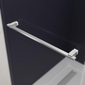 YTTSOYTS Glass Shower Door Handle Towel Bar 540MM Stainless Steel Sliding Shower Door Handle Replacement for Commercial and Residential Glass Doors Brushed Silver