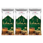 Shah fragrances Loban Zipper Incense Sticks (Pack of 3 * 130 Grams)