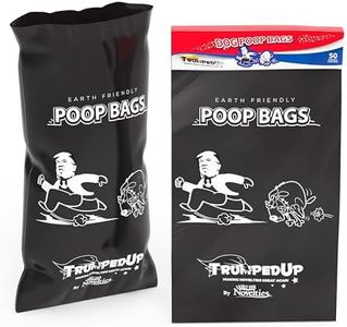 Donald Trump Dog Poop Pet Waste Bags Novelty Gag White Elephant Gift - Qty 50